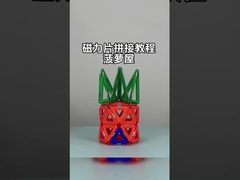 動物と植物のための多彩な形状の磁石タイル組立 アナナスハウス