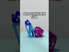 OEM 動物磁気ビルディングブロック ティール 子供のための小さなスナークの形