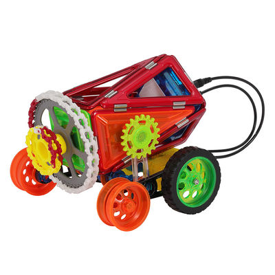 購入 STEM学習 磁気玩具 車 セット 遠隔制御 磁気タイル 子供用の玩具 online manufacture
