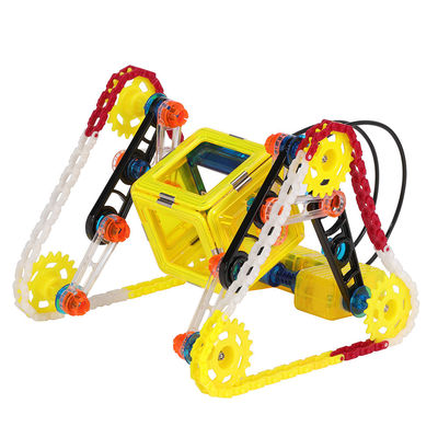 購入 3D 建築 磁気 建築 玩具 遠隔制御モーター付きの三角形車 online manufacture