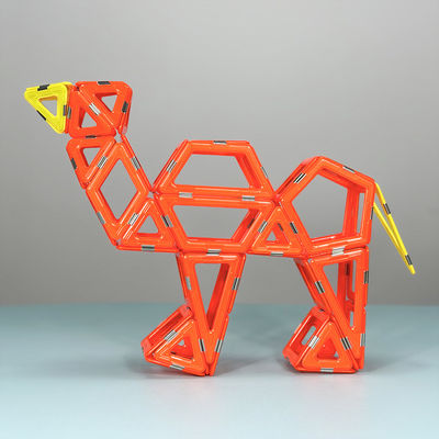 購入 子供のための教育 ラクダ 動物モデル 磁石タイル ダイアセット 磁石玩具 online manufacture