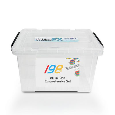 購入 幼稚園 磁気教材タイル 198Pcs 磁気教育ビルディングブロック online manufacture