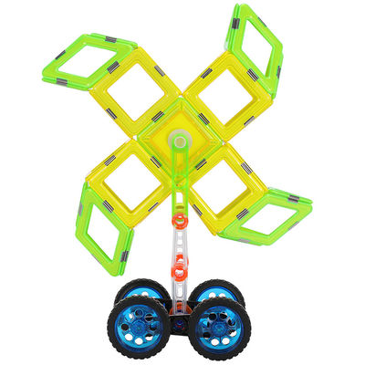 購入 女の子と男の子 磁石タイル 自動車 ピンホイール 構造 組み立てたおもちゃ online manufacture