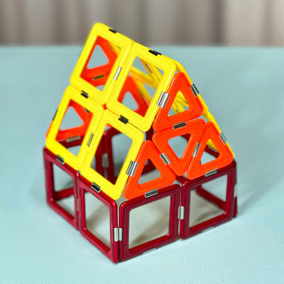 購入 小屋 建物のための磁石形 磁石タイル 建築セット 3年+ online manufacture
