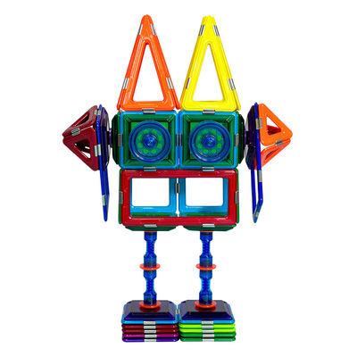 クリエイティブな子供 磁石ブロック ロボット 磁石空洞タイル 玩具