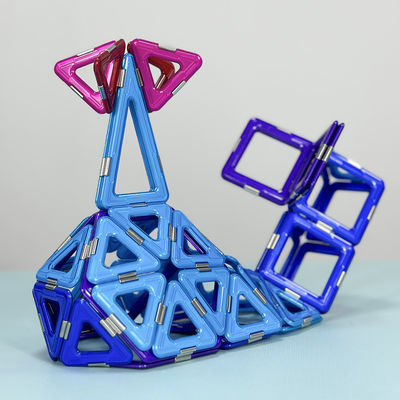エコフレンドリー マグネットタイル 動物 鯨 3D 建築 子供のための最高のプレゼント玩具