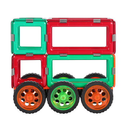 子供用 磁石タイル 車両 二階建て 観光バス 磁石 建材ブロック