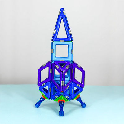 磁石タイル 建築ブロック パズル 未来の技術のためのおもちゃ メカ 小型ロケット